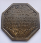 1925 Paris Exposition French Art Deco Exhibition Medal By Pierre  Turin