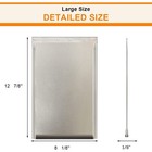 Medium Dog Pet Door Replacement Flap With Pet Safe Pac11-11038 12 7 8  x 8 1 8  