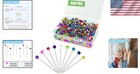 Durable 600pcs Multicolor Sewing Pins - Perfect For Fabric And Jewelry Diy