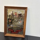Vintage Canadian Club Classic Whiskey Mirrored Advertising Wall Bar Stamford Art