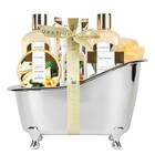 Spa Luxetique Vanilla Spa Gift Basket For Women Bath Body Set 8 Pc Gift