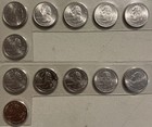 2009 Pd Dc   Us Territories Quarter 12 Coin Set Lot Sealed Mint Plastic