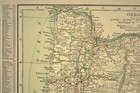 1914 Antique Map Of Oregon Railroads Map Original Atlas Map Owr n Rr Dated