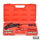 Iwiss Angle Pex Crimping Tools Combo Kits For 1 2    3 4  Pex Crimp Rings With