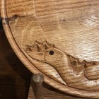 Vintage Marv Meyer Bowl With Captive Ring 8 5 Inch Diameter Decoy   Leaf Carving