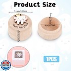 Tooth Fairy Box Tooth Box For Girls Cute Carved Wooden Box With 3d Tooth Stor