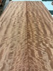 Figured Makore Raw Wood Veneer 2 Sheets 46   X 11   331e