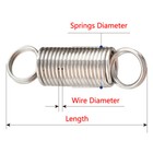 Wire Dia 0 3-2mm Extension Springs Tension Double Loop Spring 304stainless Steel
