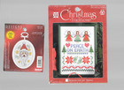 Lot  2  Christmas Cross Stitch Kits Designs For The Needle  peace On Earth santa