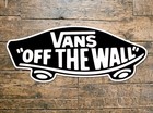 Vans Skateboard Sticker 6  8  10  24  Surf Skate Snow Vinyl Decal Black Or Red 