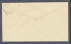 Israel 1949 1-3 Tabs On Cover  10p Gray Paper Pictorial Ship Cancel W cyprus Map