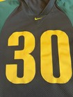 Vtg Nike Oregon Ducks Signed Game Worn Football Jersey Quinn Dorsey 2002 Sz 48 
