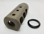 223 Steel Muzzle Brake   Washer 1 2-28 Cerakote Fde- Flat Dark Earth