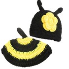 Newborn Baby Girls Boys Crochet Knit Costume Photo Photography Prop Outfits Bee