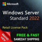 Microsoft Windows Server 2022 Standard 64bit 24 Core License   10 Cals  New