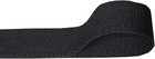 1 Inch Black Heavy Cotton Webbing  25 Yards