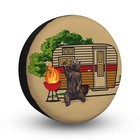 Spare Tire Cover 15  For Tire Diameter 27 55 -29 52  70-75cm Camper And Bear