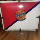 Vintage Chicago Leather Roller Skates Size 5   The Hub Case Rare Wood Wheels