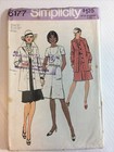 1973simplicity 6177 Vintage Sewing Pattern Dress Topper Size 16 Bust 38 