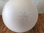 Vintage Starburst Frosted Glass Light Shade Globe