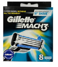 Gillette Mach3 Refill Cartridge Razor Blades For Mach 3  8 Count 