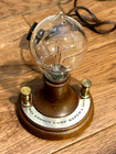 Vtg 1879 Edison Replica Lamp Thomas Alva Edison Foundation Souvenir In Box Euc