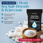 Aromasong Dead Sea Salt Bath Soak 14 Oz Pack - 100  Natural Dead Sea Salts For S