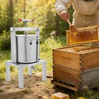 13 25l Manual Honey Wax Presser Stainless Steel Beekeeping Honey Press Machine