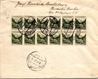1942 Bratislava Slovakia Registered National Mail Cover To Martin