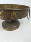 Antique Art Nouveau Brass Tazza Arts And Crafts Fruit Dish Tray