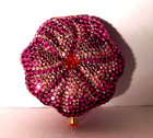 Estee Lauder Prismatic Pink Crystal Flower Powder Compact Ltd  Edition Scarce
