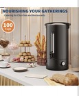 100-cup Coffee Urn  14l   3 8gal Double Wall Insulation Coffee Dispenser  Stainl