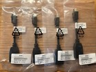 Lot Of  4  Pny Mini Displayport Male To Displayport Female Adapter Mini Dp To Dp