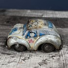 Vintage Tt Takatoku Toys Japan Tin Litho Airport Service Toy Car Made In Japan