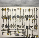 Lot Of 100 Tourist Travel Souvenir International And U s  Collector Spoons
