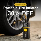 A502 Portable Tire Inflator Lcd Display Air 7800mah Compressor Pump Auxito M