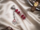 Delta Sigma Theta Beautiful Red Rhinestone Cigar Poker