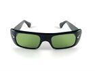 New Vintage Midcentury Black Rectangular Sunglasses 1960 s Made In Italy