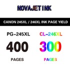 Pg 245 Xl Cl 246 Xl For Canon Ink Cartridge Pixma Mg2920 Mg2922 Mx492 Mg2520