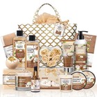 Spa Gift Basket For Women - 18pc Coconut Vanilla Bath Set  Relaxation Gifts