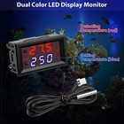 Dc 12v Electronic Temperature Controller Programmable -50 To 110 Degree Celsi   