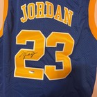 Michael Jordan Nike High School Autographed Jersey W  Coa Mint      rare