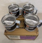New Stanley The Legendary Camp Mug Classic Series 12oz Stainless Blue Lot Of 4