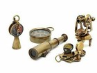 Theodolite telegraph sextant compass Key Chain Nautical Gift Set Mini Telescope