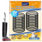 20 Pack Round Vacuum Belts Replacement - Compatible Vacuum Parts   Accessories