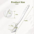 Bathway Ultra Soft Bristles Lotion Applicator For Back  Feet  White