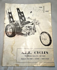 A e e  Cycles Catalog 1968   1969 Chopper custom Parts Harley Bsa Triumph Honda