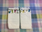Vintage Plastic Back Baby Diaper Medium Diapers Lot Of 10