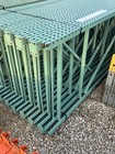 42  X 20  Teardrop Pallet Rack Uprights Double Braced Lot Of 15