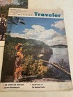 Lot Of 2 Vintage 1952 The Highway Traveler Greyhound Bus Lines Magazines
